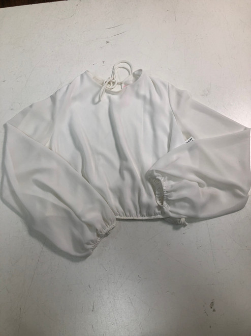Vist Large View of Product Image Which is Blue Blush Long Sleeve Top S-4/6