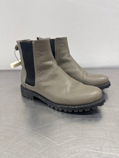 Used Green Poppy Barley On Trend Chelsea Ankle Boots 6.5 60137-S000057536