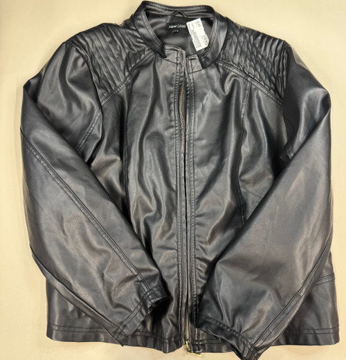 Vist Large View of Product Image Which is Used New Look Leather Jacket 3X-22 60006-S001079677