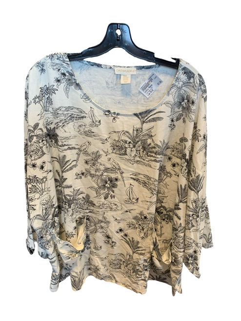 Vist Large View of Product Image Which is Used Cynthia Rowley Long Sleeve Top 3X-22
