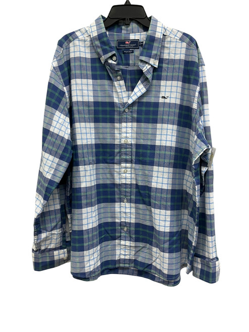 Vist Large View of Product Image Which is Used Vineyard Vines Mens Long Sleeve Top 2X/18-18.5