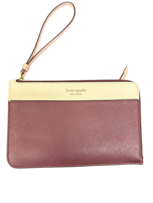 Vist Large View of Product Image Which is Used Kate Spade New York Leather Wristlet