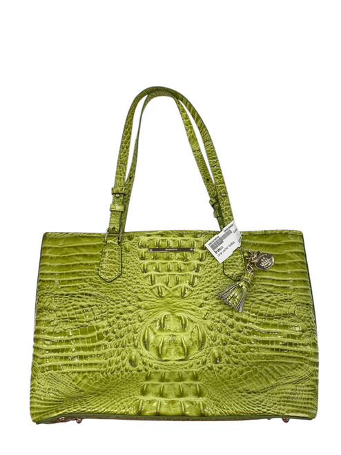 Vist Large View of Product Image Which is Used Brahmin Large Leather Handbag