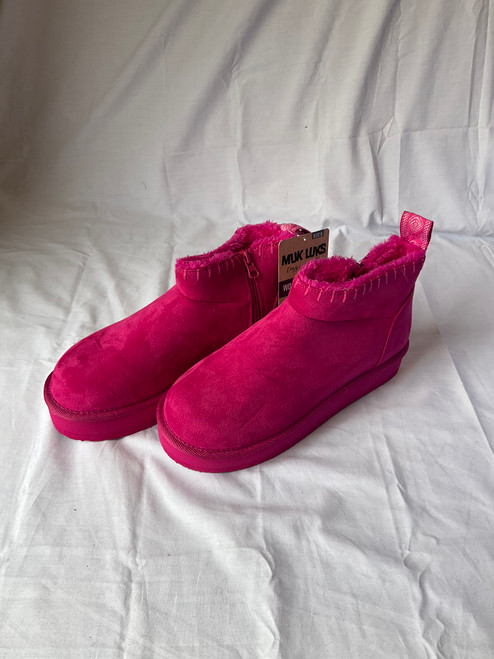 Used Muk Luks Ankle Boots 8 60045-S000745609 Vist Large View of Product Image Which is Used Muk Luks Ankle Boots 8