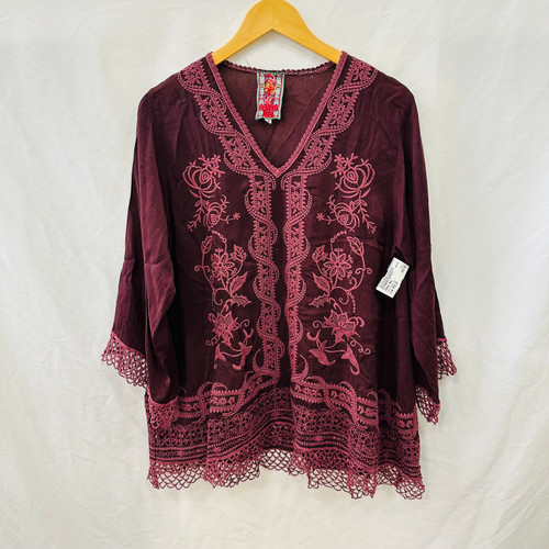 Vist Large View of Product Image Which is Used Johnny Was Long Sleeve Top M-8/10