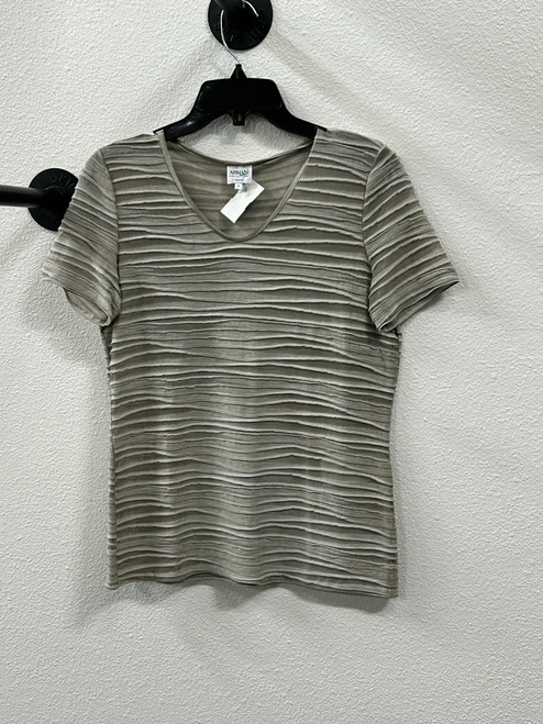 Vist Large View of Product Image Which is Used Armani Collezioni Short Sleeve Top M-8/10