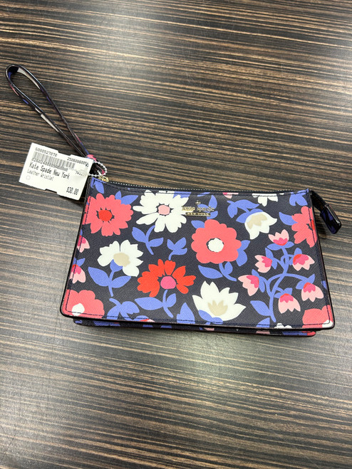 Vist Large View of Product Image Which is Used Kate Spade New York Leather Wristlet