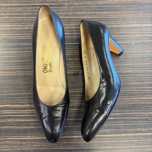 Vist Large View of Product Image Which is Used Salvatore Ferragamo Low Heels 9