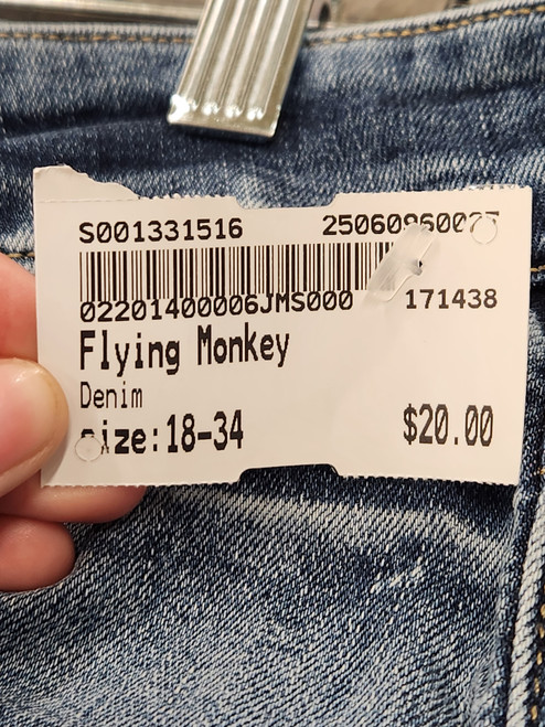 Vist Large View of Product Image Which is Used Flying Monkey Denim 18-34 60027-S001331516