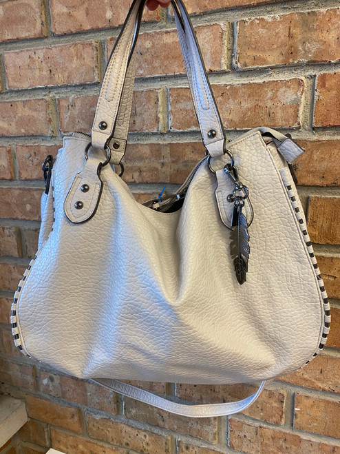 Used Jessica Simpson Large Leather Handbag 60076-S000764048