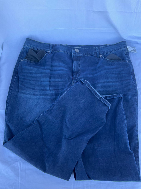 Vist Large View of Product Image Which is Used Terra & Sky Denim 3X 22/36