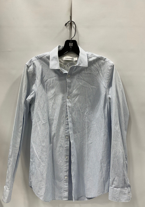 Vist Large View of Product Image Which is Used Calvin Klein Mens Long Sleeve Top S/14-14.5