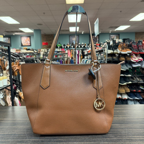 Vist Large View of Product Image Which is Used Michael Michael Kors Large Leather Handbag