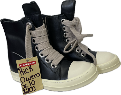 Used Rick Owen’s Ankle Boots 10 60030-S000849423