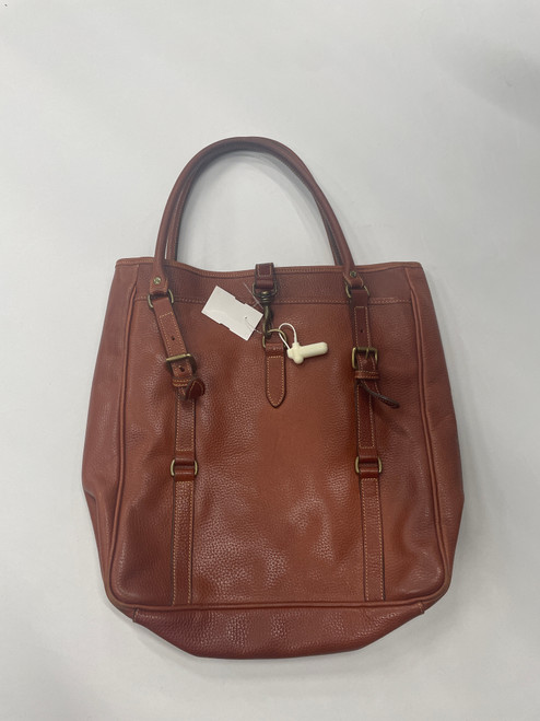 Vist Large View of Product Image Which is Used Brown Fossil Large Leather Handbag 60137-S000059854