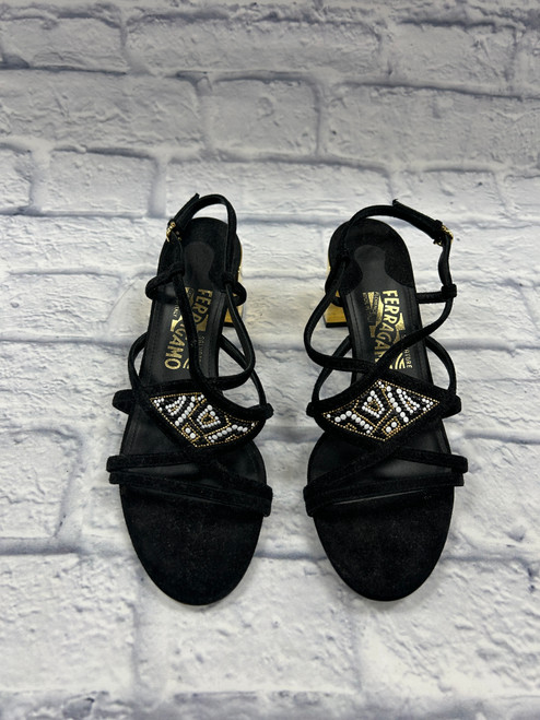 Vist Large View of Product Image Which is Used Salvatore Ferragamo Dress Sandals 7