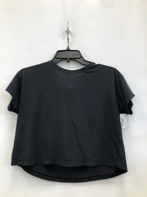 Used Black Lululemon Athletica Active Short Sleeve T Shirt S-4/6 60117-S000108148
