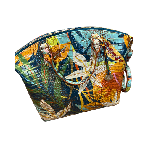 Used Brahmin Xlarge Leather Handbag 60043-S000866221