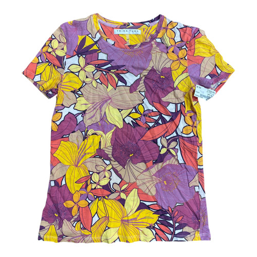 Used Trina Turk Short Sleeve Top XS-0/2 60099-S000324530