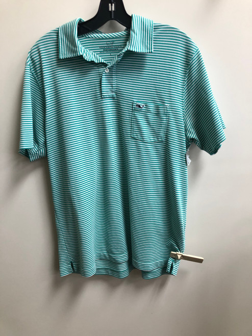 Used Vineyard Vines Mens Short Sleeve Top L/16-16.5 60060-S000580473