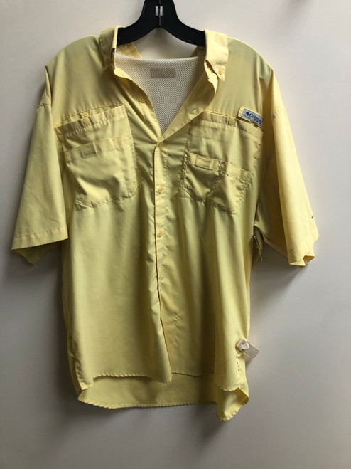 Vist Large View of Product Image Which is Used Columbia Mens Short Sleeve Top L/16-16.5
