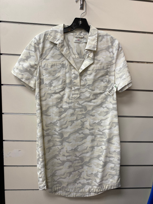 Vist Large View of Product Image Which is Used Vineyard Vines Spring Short Dress F M-8/10