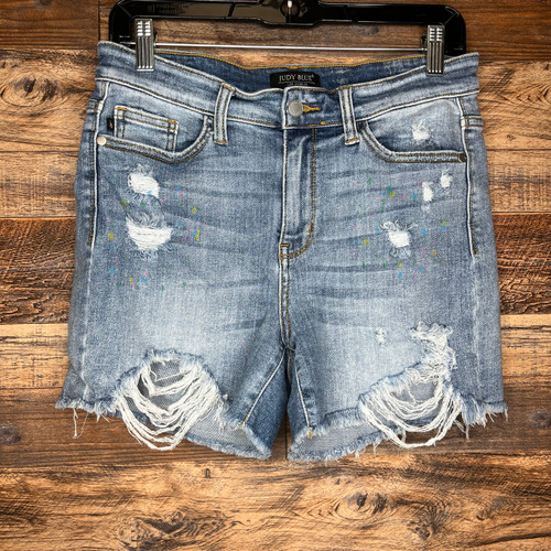 Vist Large View of Product Image Which is Used Judy Blue Shorts M 8-10/28-30