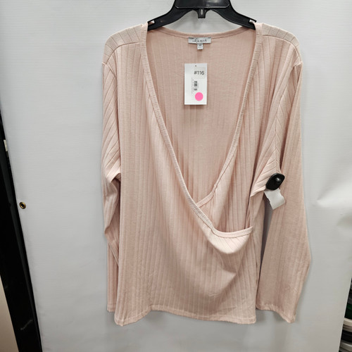 Vist Large View of Product Image Which is NWT White Birch Long Sleeve Top 3X-22