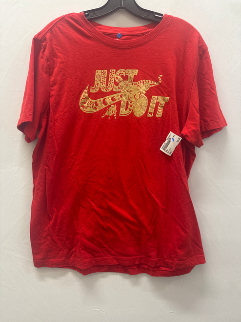Used Red Nike Mens T-Shirt L 60137-S000061136