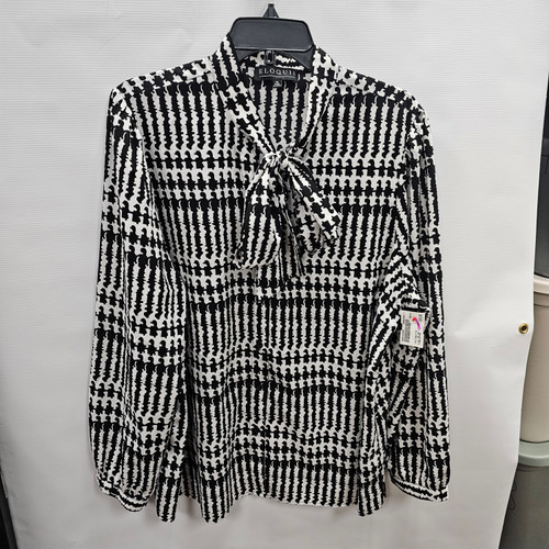 Vist Large View of Product Image Which is Used Eloquii Long Sleeve Top 2X-20