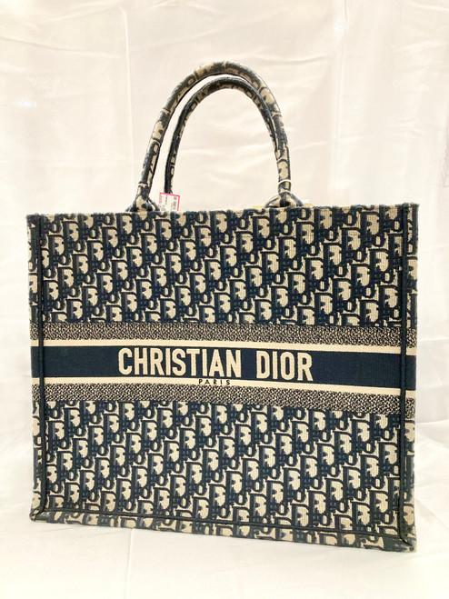 Used Christian Dior Book Tote Handbag 60067-S000739755