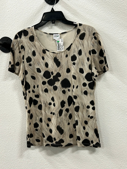 Vist Large View of Product Image Which is Used Armani Collezioni Short Sleeve Top L-12/14 60005-S001041324