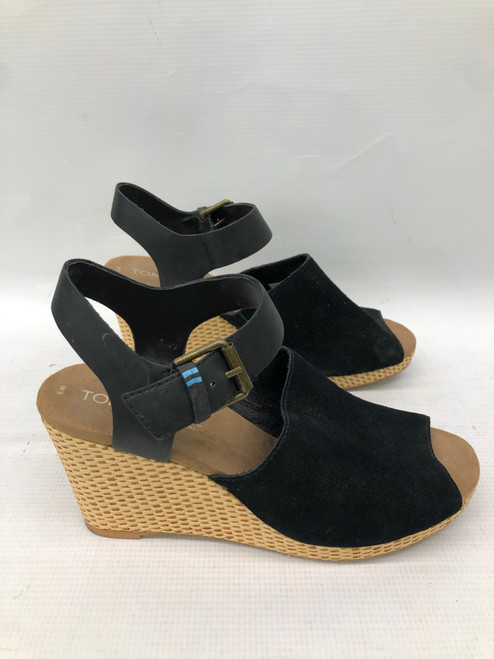 Used Toms Wedge Sandals 9 60124-S000158940