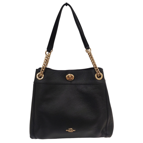 Used Coach Large Leather Handbag 60098-S000120573