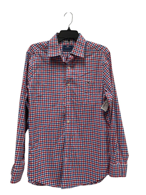 Vist Large View of Product Image Which is Used Vineyard Vines Mens Long Sleeve Top M/15-15.5 60069-S000699721