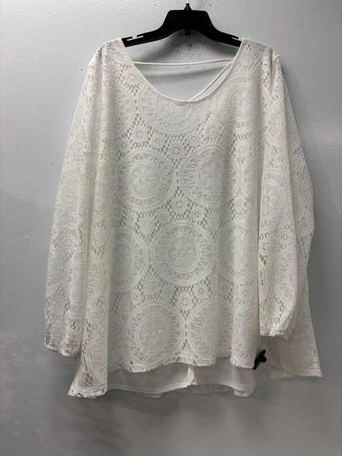 Vist Large View of Product Image Which is Used Ing Long Sleeve Top 3X-22