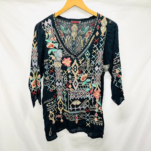 Vist Large View of Product Image Which is Used Johnny Was Long Sleeve Top M-8/10 60003-S000845893