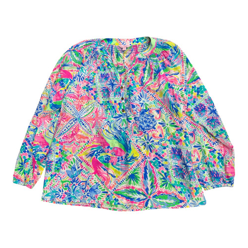 Vist Large View of Product Image Which is Used Lilly Pulitzer Long Sleeve Top XL-16 60099-S000326919