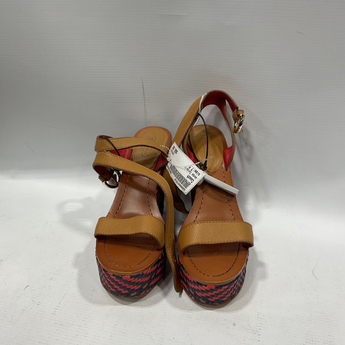 Vist Large View of Product Image Which is Used Coach Wedge Sandals 7.5