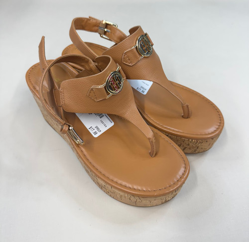 Vist Large View of Product Image Which is Used Tommy Hilfiger Wedge Sandals 8 60006-S001097140