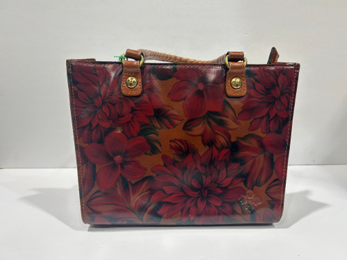 Vist Large View of Product Image Which is Used Patricia Nash Large Leather Handbag