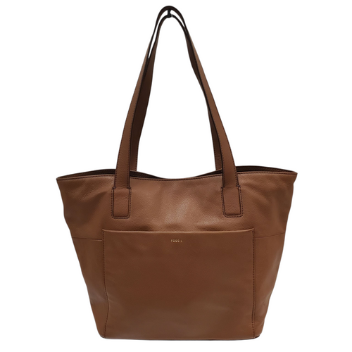 Used Fossil Large Leather Handbag 60098-S000121000