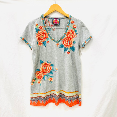 Vist Large View of Product Image Which is Used Johnny Was Short Sleeve Top P M-8/10 60003-S000848724