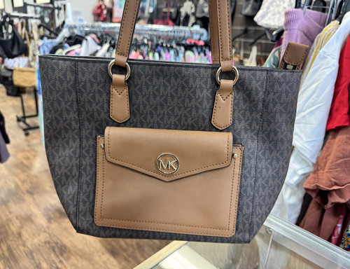 Vist Large View of Product Image Which is Used Michael Michael Kors Small Leather Handbag