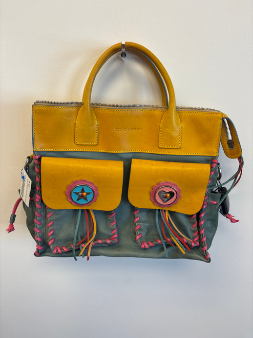 Used Dooney & Burke Large Leather Handbag 60076-S000771319