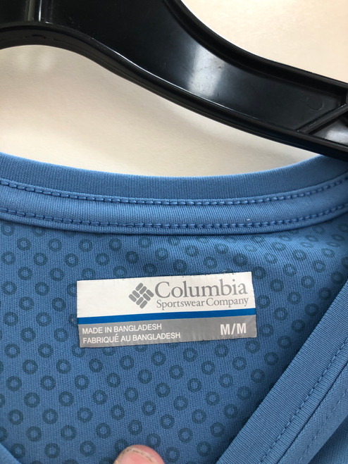 Vist Large View of Product Image Which is Used Columbia Mens Short Sleeve Top M/15-15.5