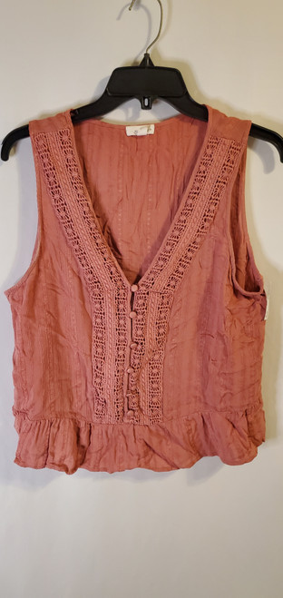 Vist Large View of Product Image Which is Used Unbranded Sleeveless Top L-12/14