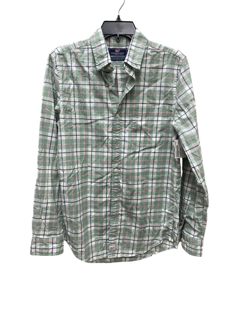 Vist Large View of Product Image Which is Used Vineyard Vines Mens Long Sleeve Top S/14-14.5