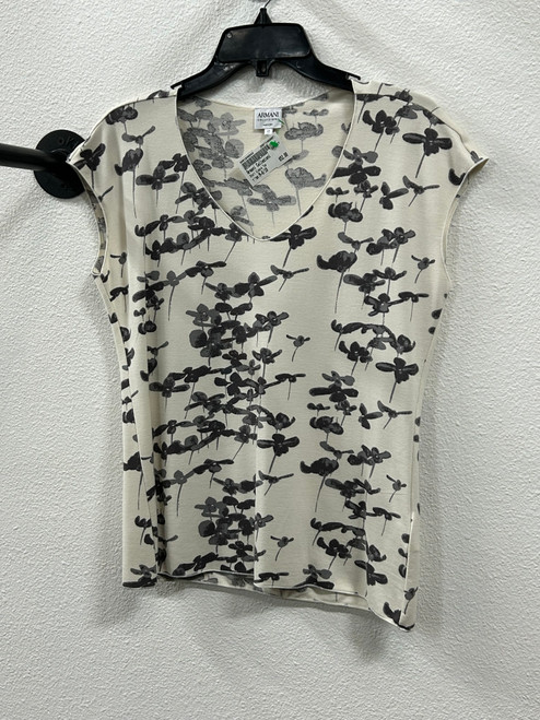 Vist Large View of Product Image Which is Used Armani Collezioni Short Sleeve Top M-8/10 60005-S001046544