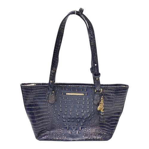 Used Brahmin Small Leather Handbag 60099-S000328945